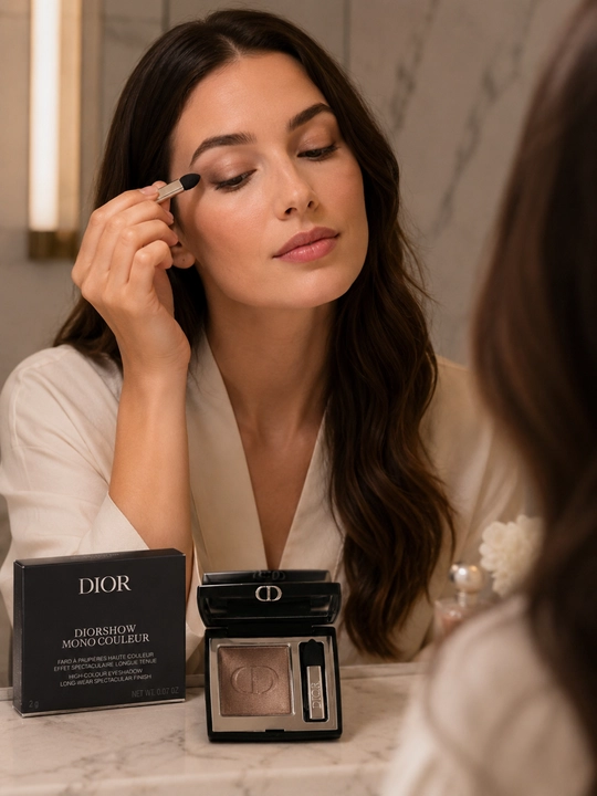Высоко пигментированные тени для глаз Dior Diorshow Mono Couleur 481 Poncho-мягкая текстур