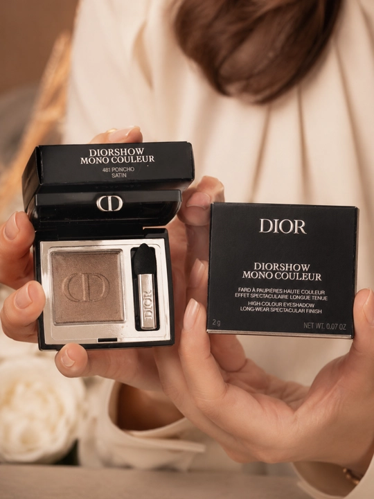 Высоко пигментированные тени для глаз Dior Diorshow Mono Couleur 481 Poncho-мягкая текстур