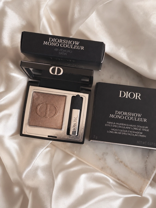 Высоко пигментированные тени для глаз Dior Diorshow Mono Couleur 481 Poncho-мягкая текстур
