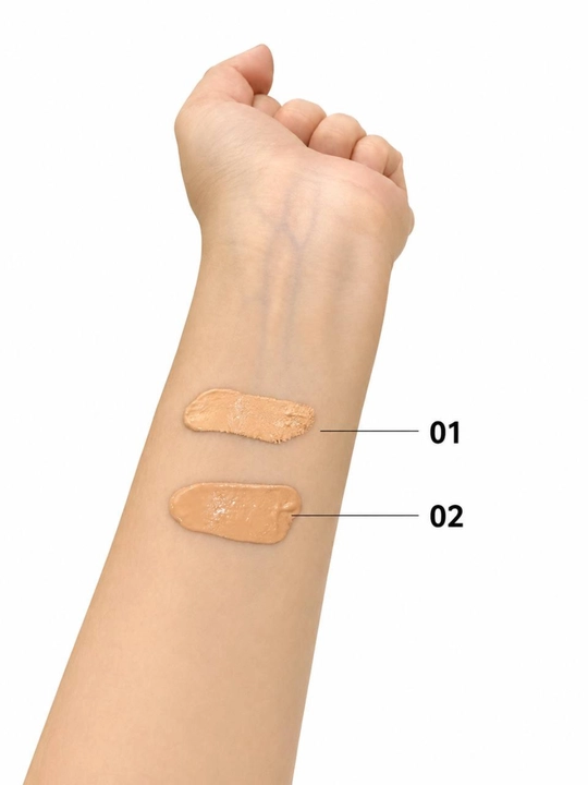 Тональный крем Emilie Face Foundation SPF 25, матирующий эффект, отбеливающий, увлажняющий