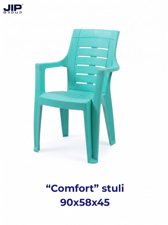 Plastik mebellar to'plami "Comfort" olti kishilik, 1 ta stol, 6 ta stul