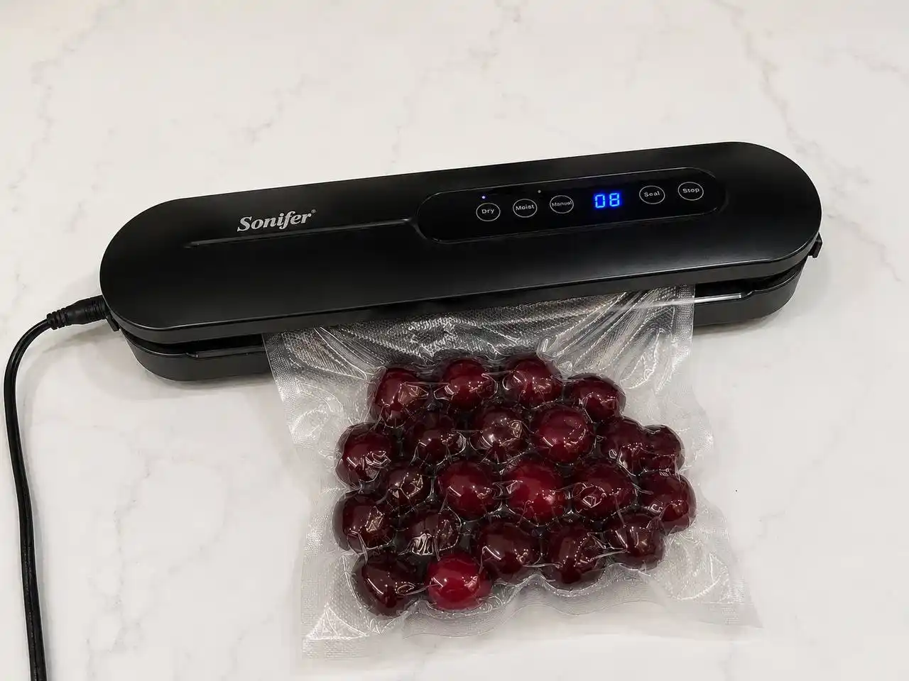 Вакууматор Sonifer, вакуумный упаковщик и рифленые пакеты для вакууматора разных размеров