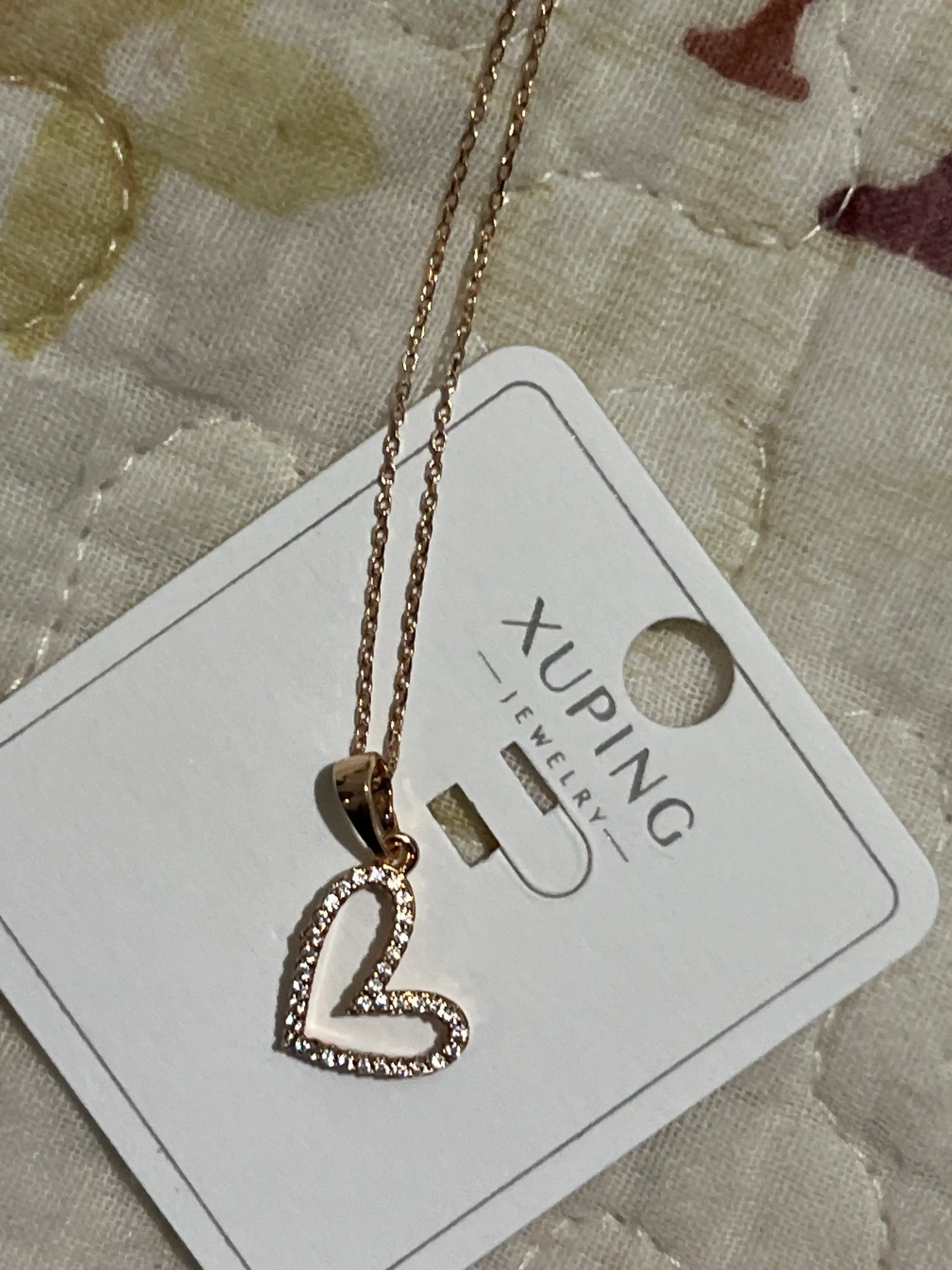 Кулон Xuping женский, на цепочку, с камнями, гипоаллергенный
