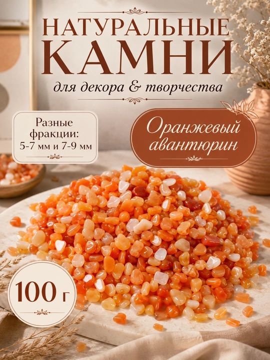 Натуральные камни для декора изделий из гипса, смолы, свечей