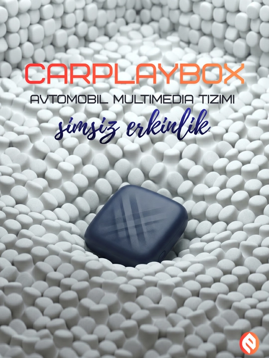 CarPlayBox, Sim kartalik, Simsiz ulanish, Wi-Fi, Bluetooth, 4/64, 8/128 - 