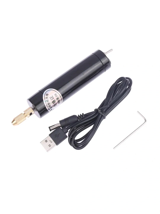 Elektr mini drel USB, qo'l dreli, burg'ular to'plami, instrumentlar, qo'l mehnati uchun