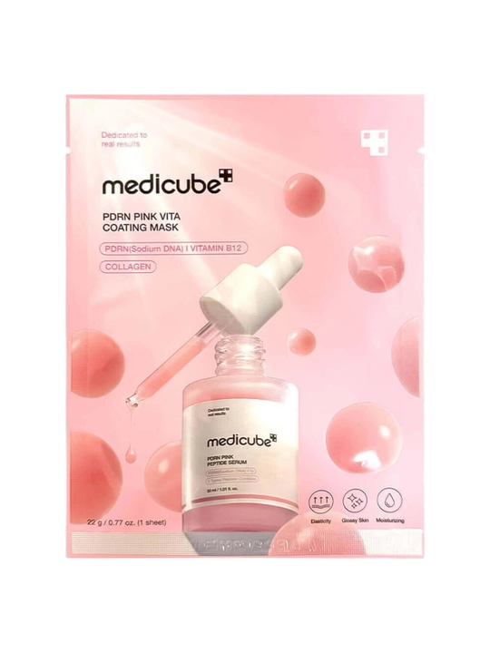 Kollagenli Medicube yuz niqobi, PDRN, C vitamini, peptidlar, azelain kislotasi - 