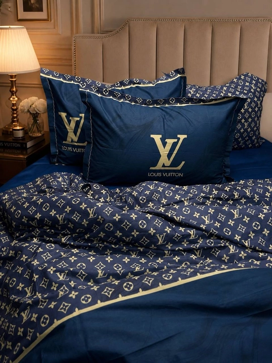 Satin choyshablar to'plami, Victoria's Secret dizayn, 100% paxta, Yevro komplekt - 