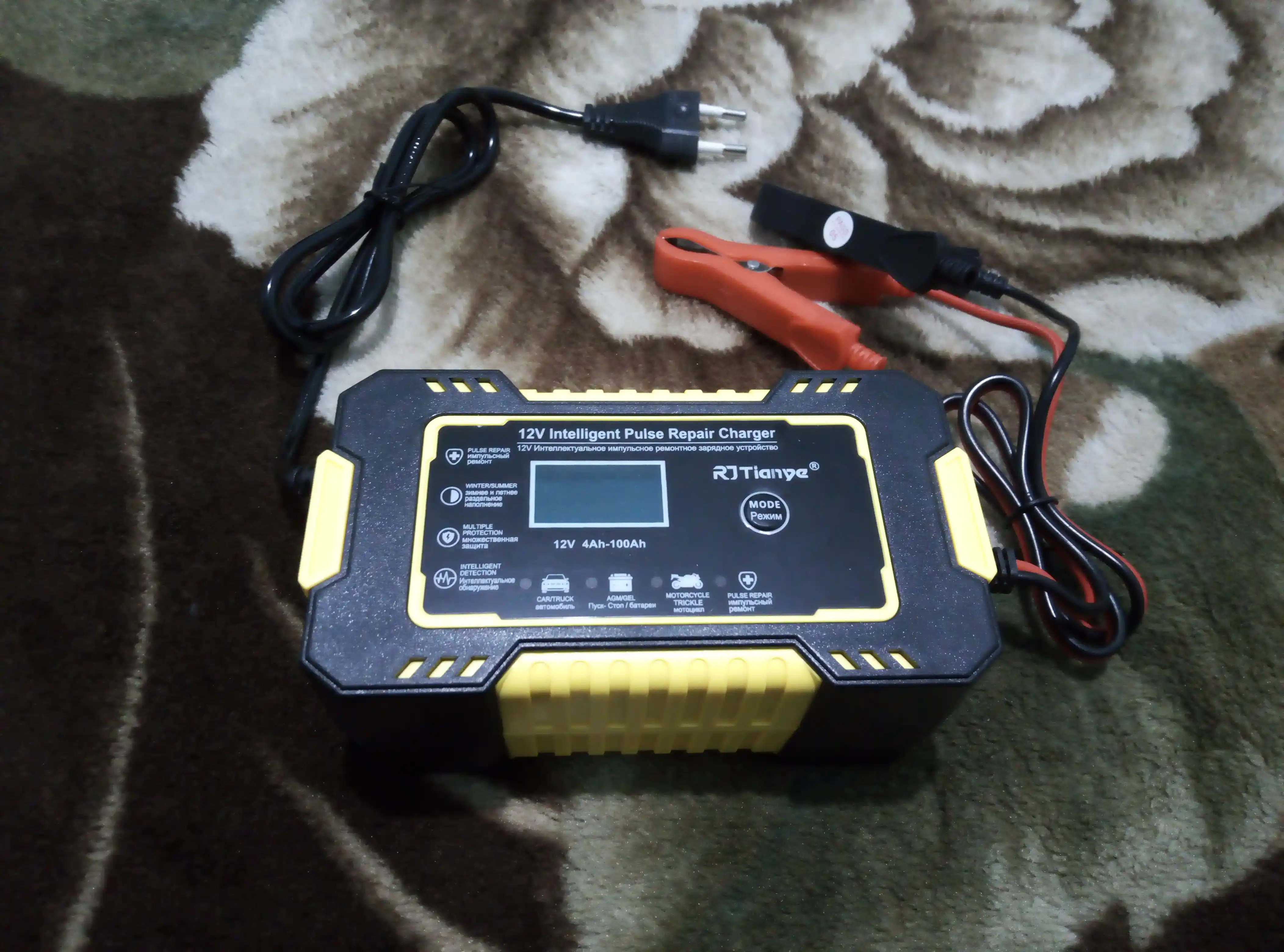 12V akkumulyatorlar uchun avtomatik zaryadlovchi qurilma, 12V AKB