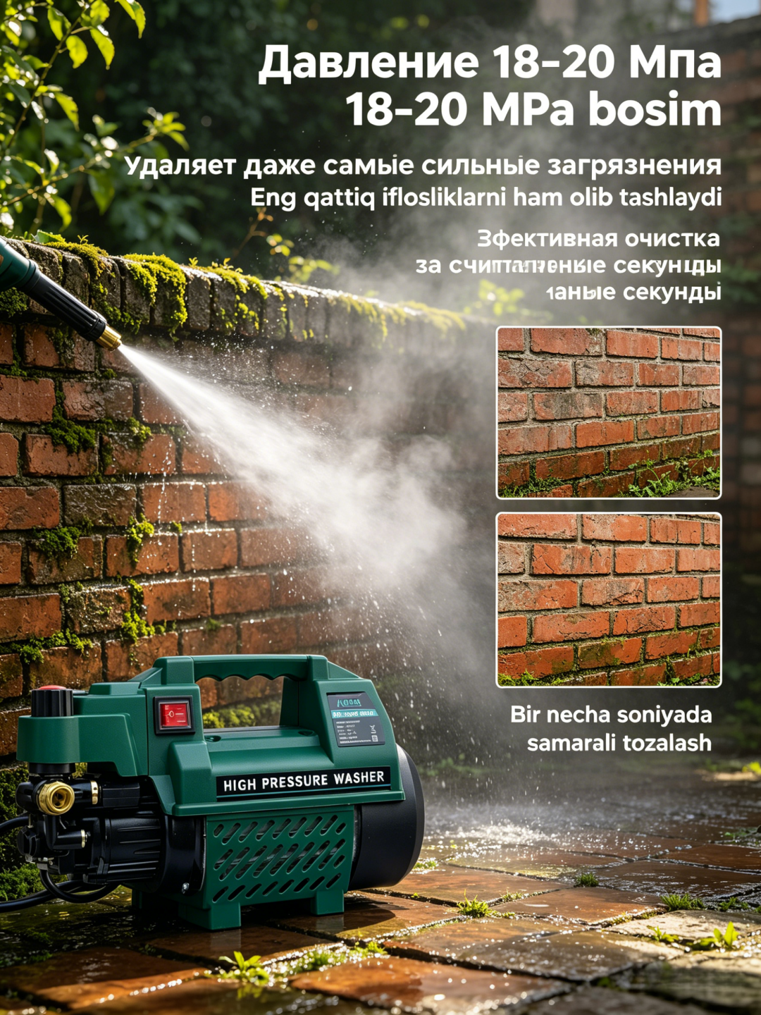 Автомойка высокого давления 2200 Вт, автомойка