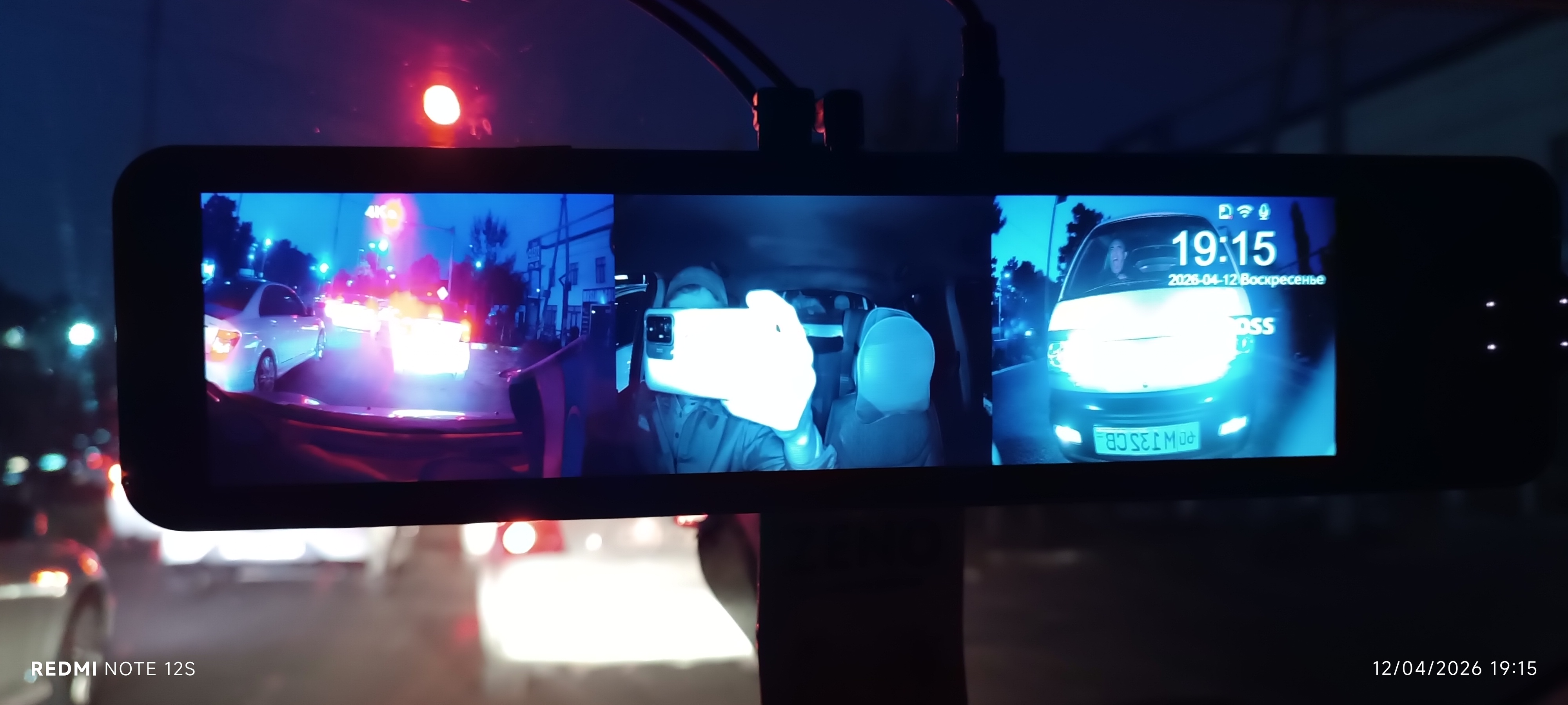 Видеорегистратор 3 камеры TOMBOSS T11, Wi-Fi наблюдение, Антирадар, Carplay