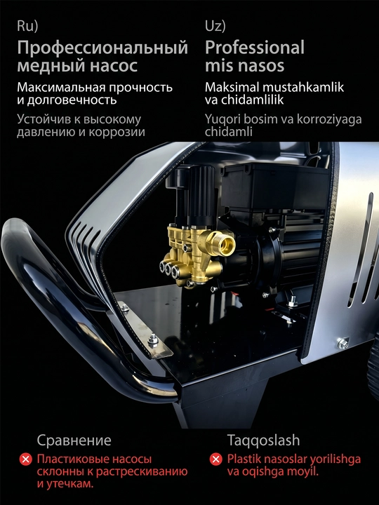 Автомойка высокого давления 3000 Вт автомойка