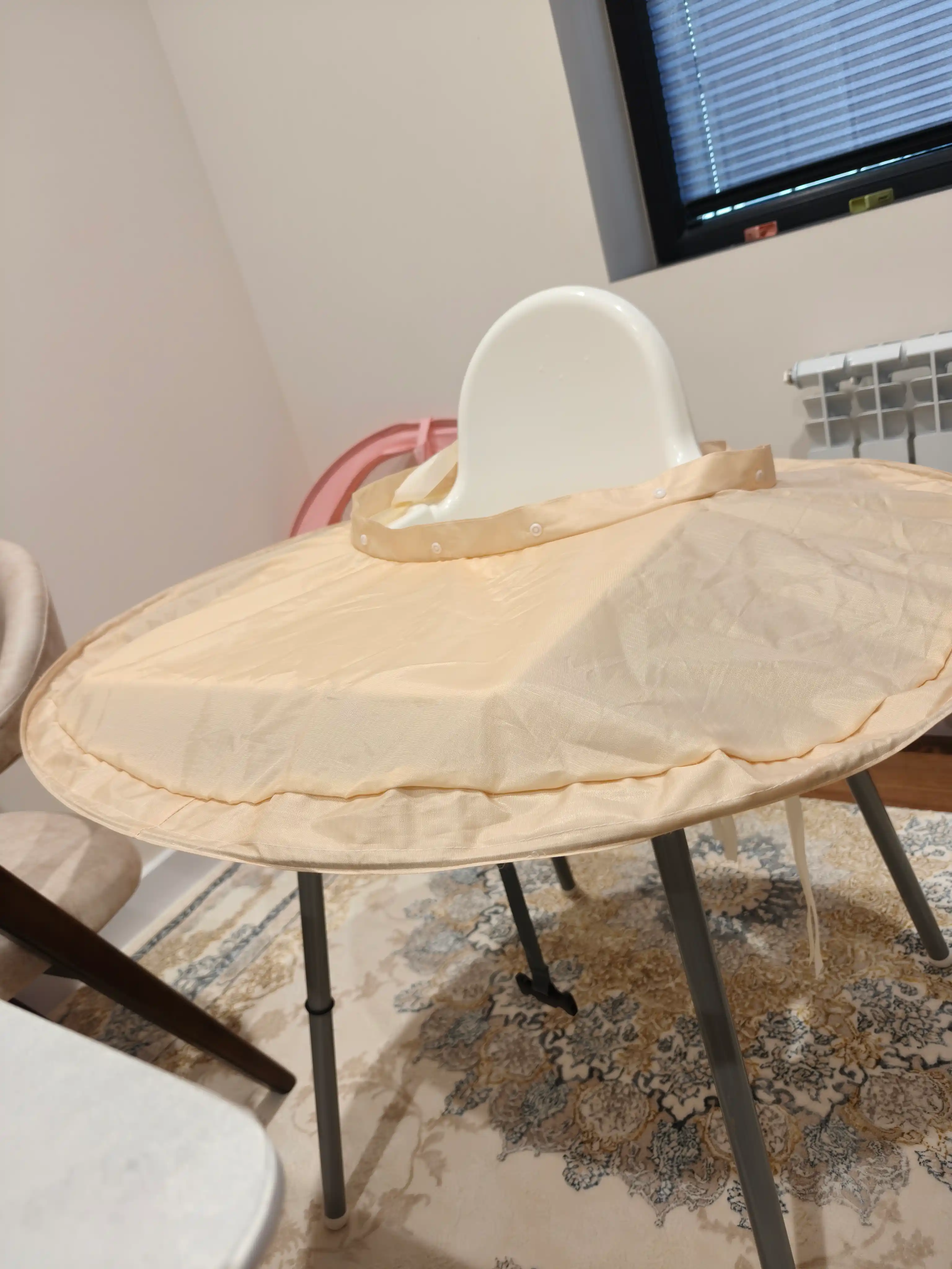 Bolalar uchun stol bilan boqish uchun apron, tupurish-bib, suvga chidamli, 6 + oy