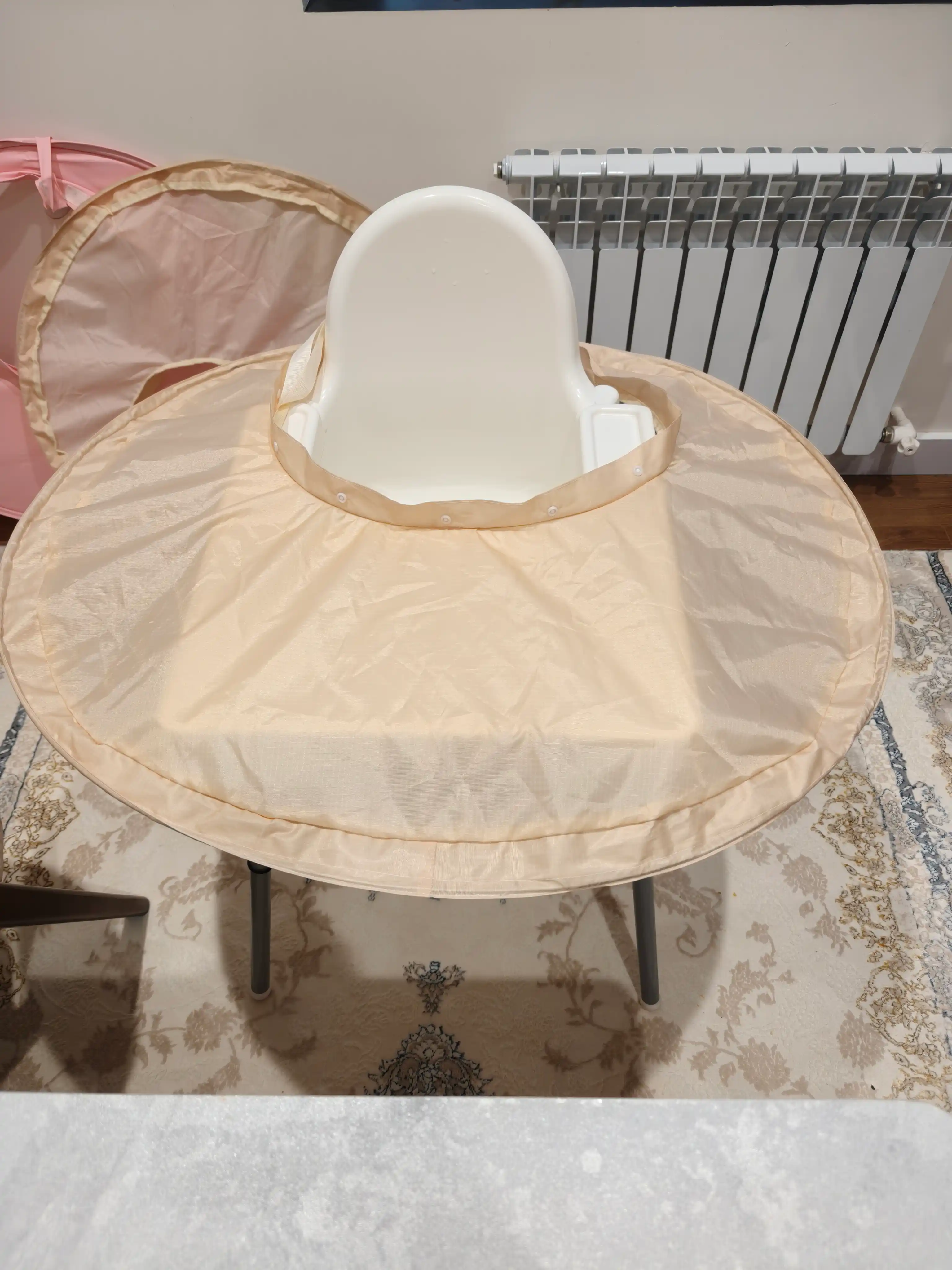 Bolalar uchun stol bilan boqish uchun apron, tupurish-bib, suvga chidamli, 6 + oy