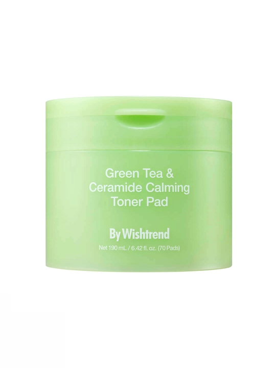 Пэды, для чувствительной кожи, BY WISHTREND GREEN TEA, 190 мл, 70 шт