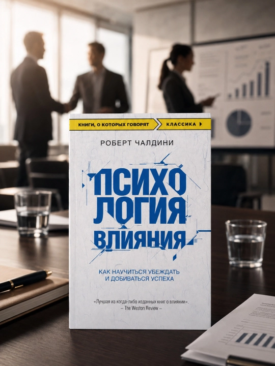 Psihologiia vliianiia, Kak nauchit`sia ubezhdat` i dobivat`sia uspeha, Robert Chaldini