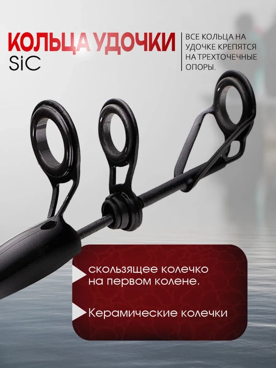 Удочка для рыбалки, телескопическая