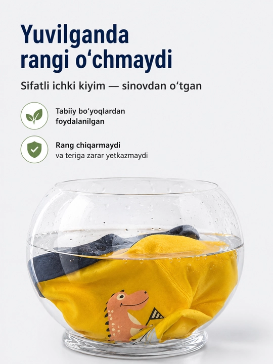 Ogil bolachalar uchun trusiklar, 4/5 dona to‘plamda