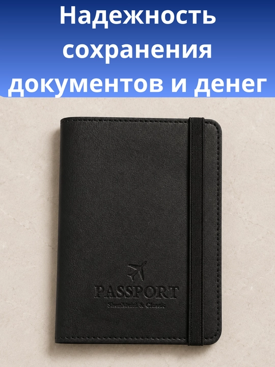 Обложка для загранпаспорта, чехол-органайзер для паспорта и карт, удобный и прочный