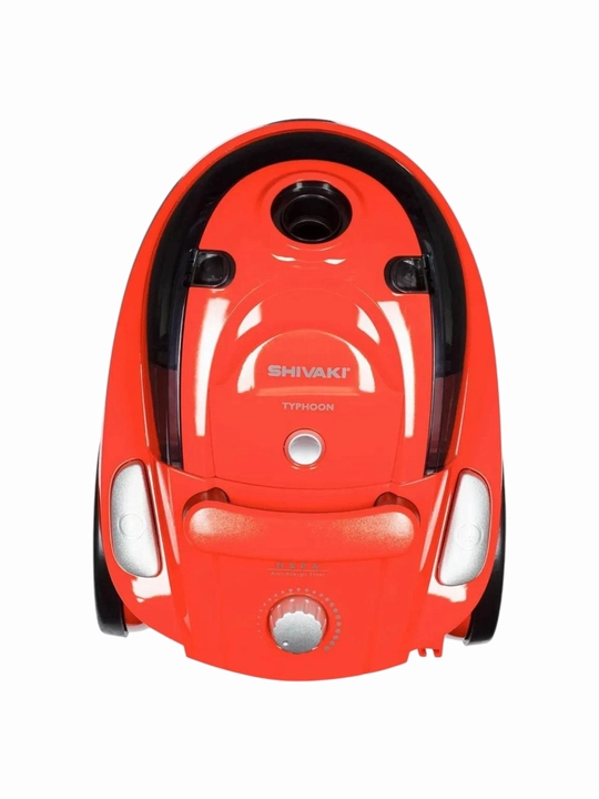 Shivaki SHIV-VCC 2050 R пылесос, 2000Вт, контейнер 2.5л, HEPA фильтр, красный - 