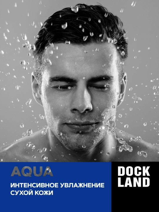 Пена для бритья мужская для сухой кожи Dockland Aqua 200 мл