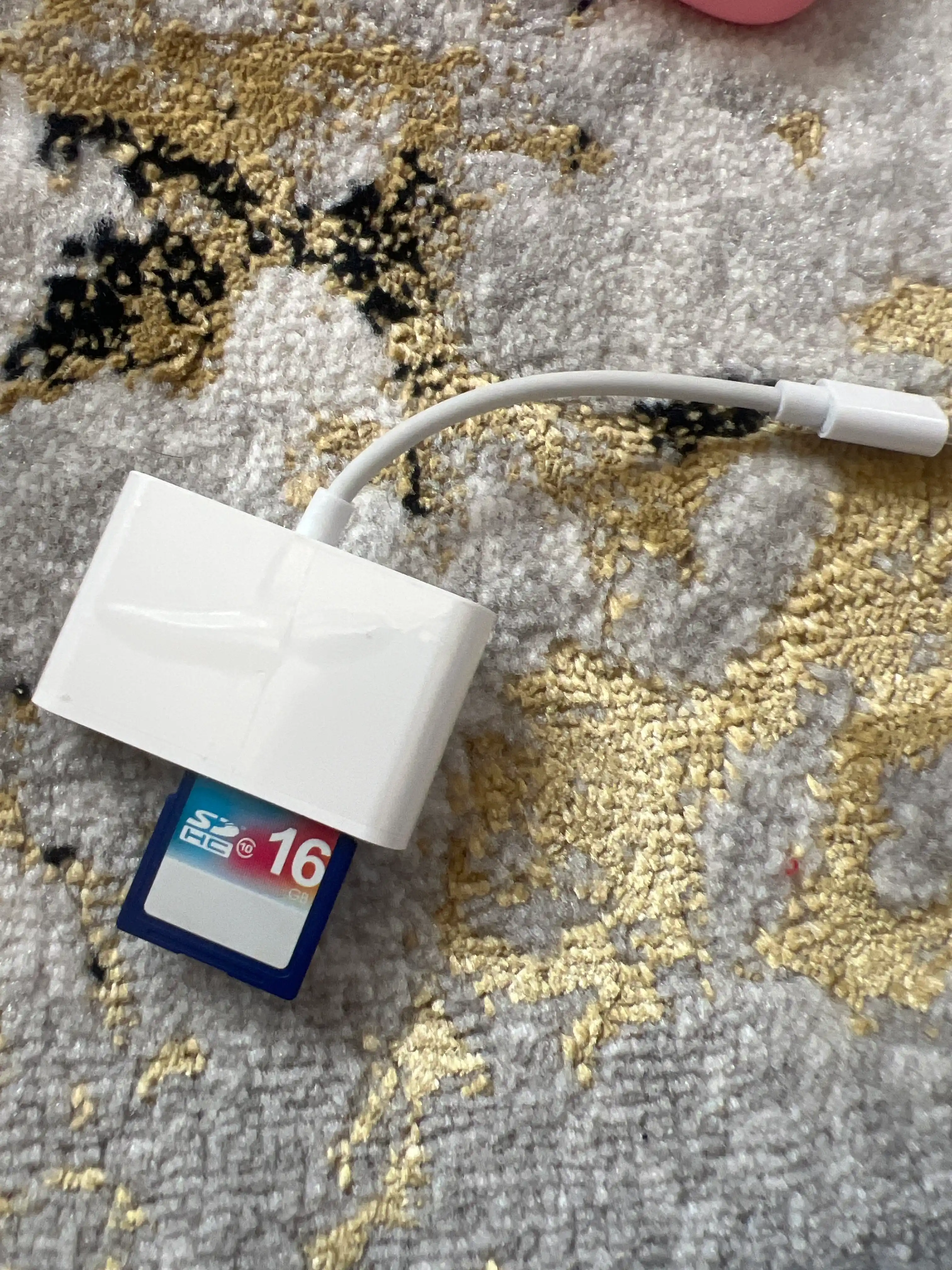SD TF 3 in 1 xotira kartasini o‘qish qurilmasi, Apple iPhone uchun kardrider, iPad uchun OTG adapteri