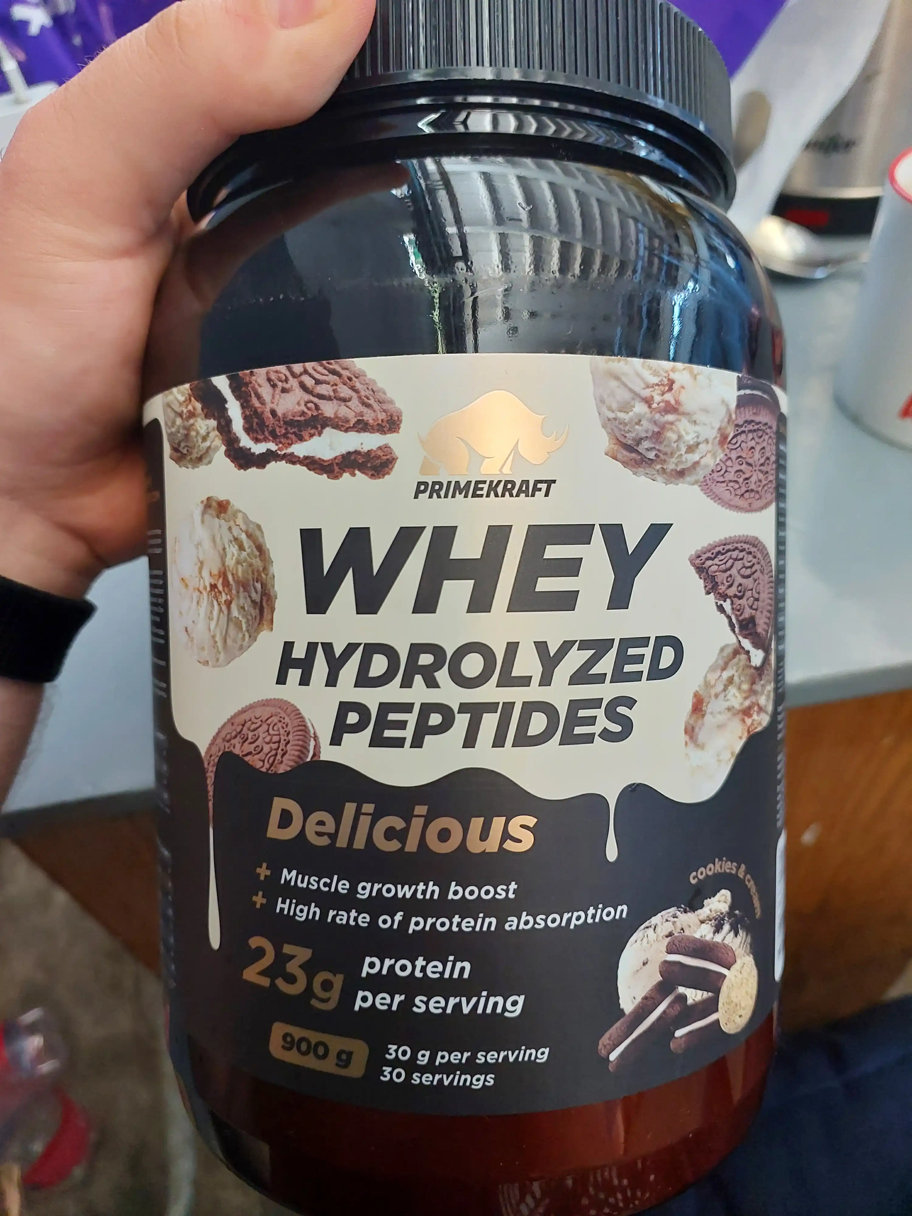 Протеин с пептидами Whey Delicious Primekraft, 900 г, 30 порций