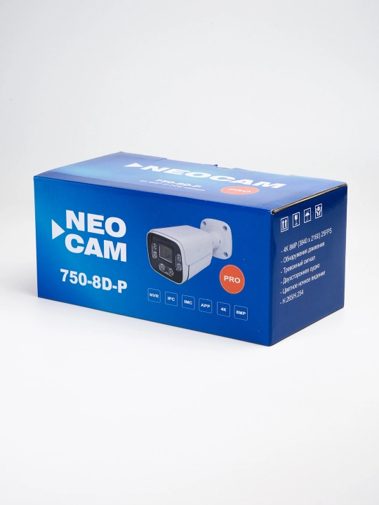Система видеонаблюдения NEOCAM 4 камеры 4K с регистратором и HDD, PoE