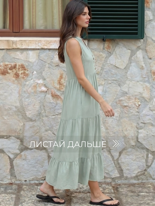 Платье женское, летнее, в стиле сафари, приталенное, хлопок  — EllyFashion
