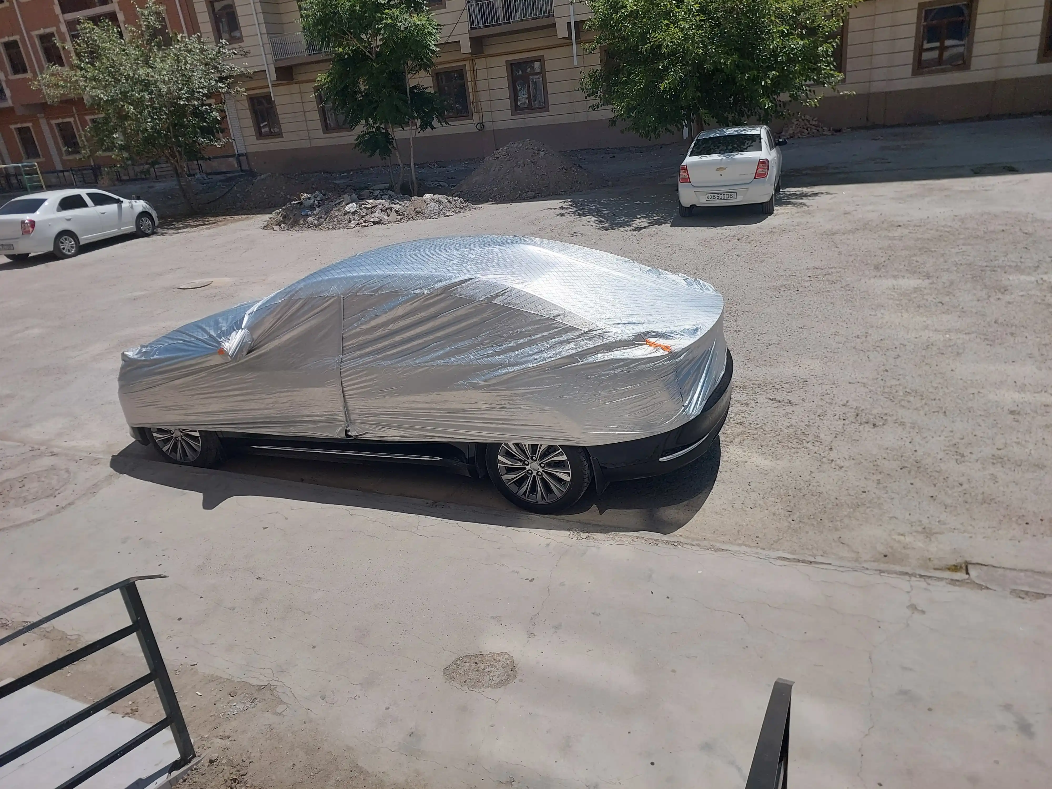 Защитный тент на весь автомобиль, с начесом, в компактной сумке