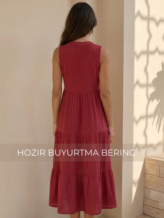Платье женское, летнее, в стиле сафари, приталенное, хлопок  — EllyFashion