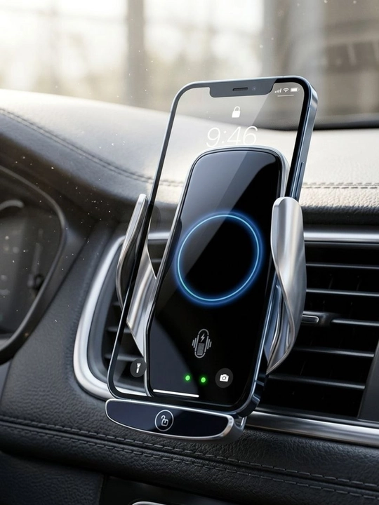 Автомобильный держатель с беспроводной зарядкой 15W Smart Sensor