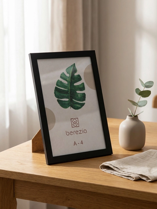 Ramka, Bereza, plastik ko'zgu, A4, 30*20 sm - 