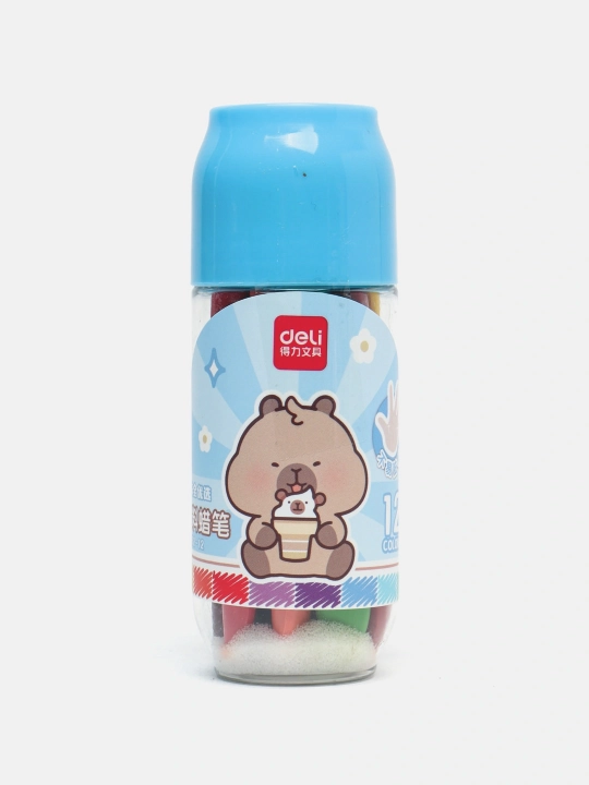 Пастельки карандаши, Deli, Capybara, BL992 12, 24, 36 и 48 цветов
