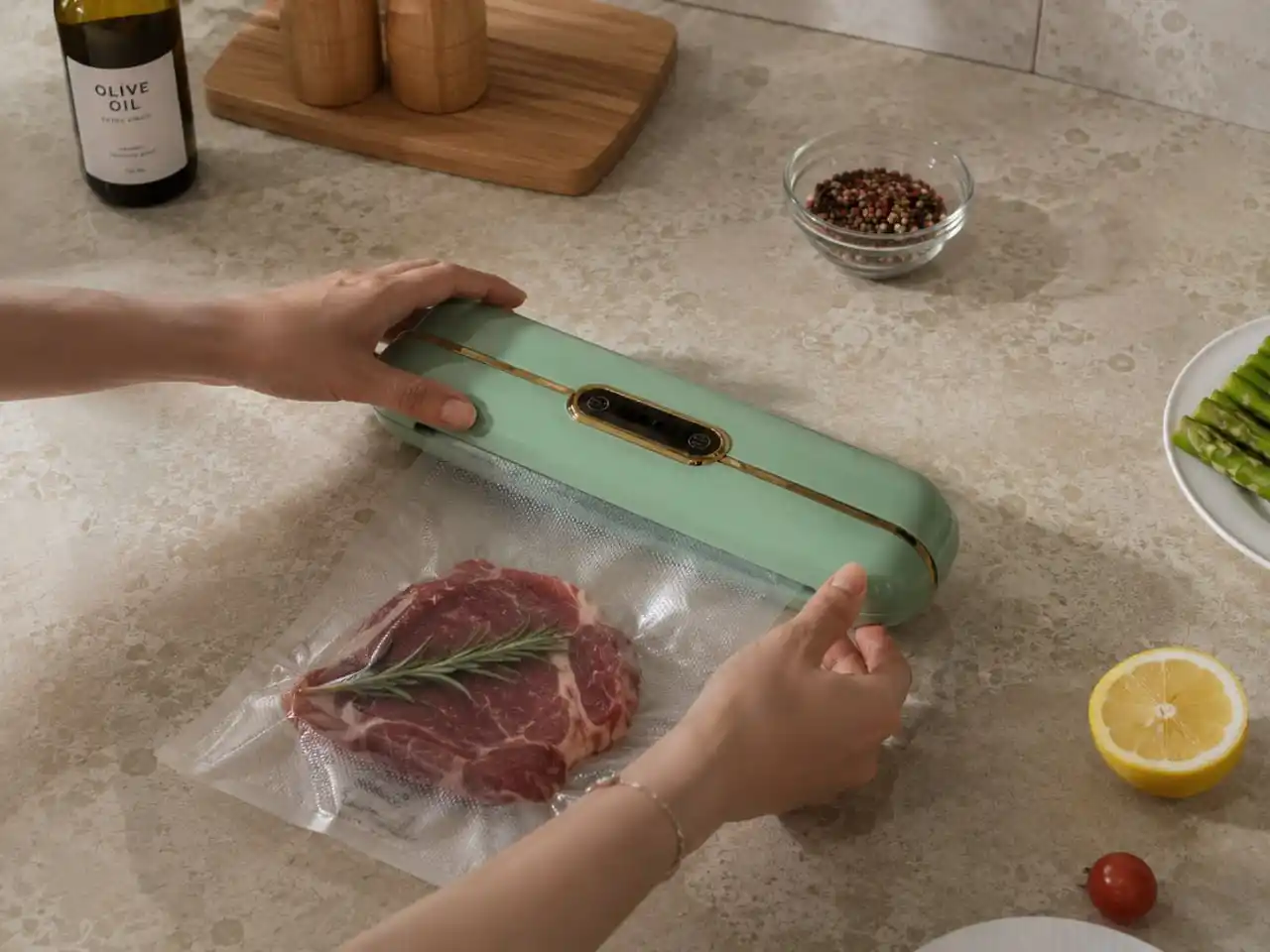 Вакууматор Sonifer, вакуумный упаковщик и рифленые пакеты для вакууматора разных размеров