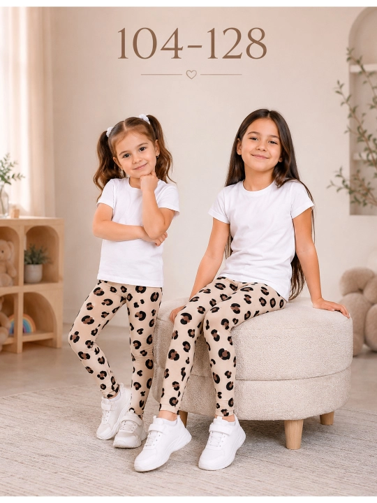 Летние лосины для девочек 3–8 лет