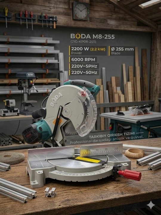 Boda торцовка, торцовка 255,255, Boda M-8 255mm - 