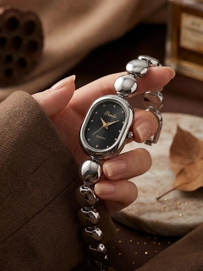 Женские премиальные часы в элегантном браслетном стиле — LWATCHS-35W0221-ЧЕРН