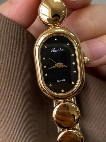 Женские премиальные часы в элегантном браслетном стиле — LWATCHS-35W0221-ЗОЛХАКИ