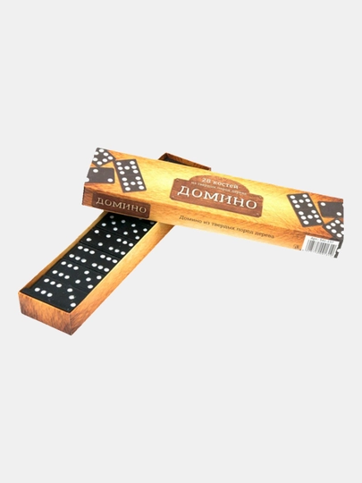 Klassik domino, 28 ta tosh, 6 yoshdan katta butun oila uchun yog‘och stol o‘yini - 
