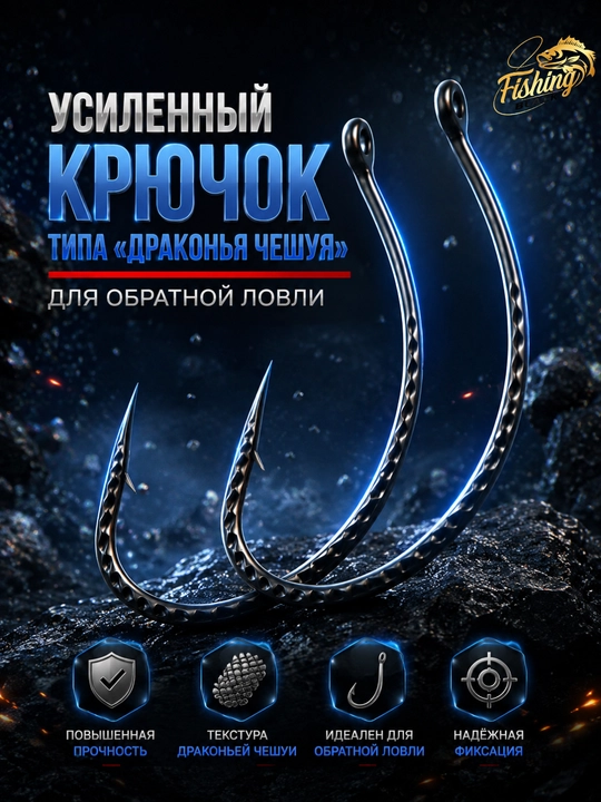 Крючки рыболовные