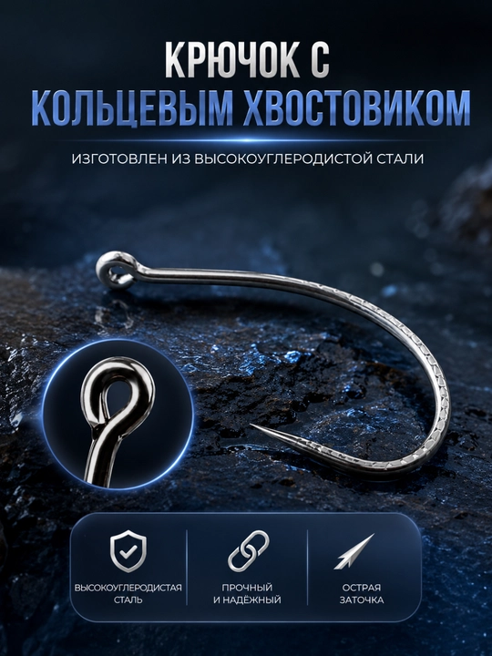 Крючки рыболовные