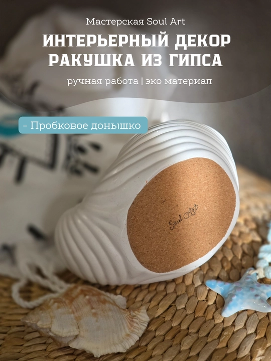 Kichkina buyumlar va zargarlik buyumlari uchun, dekorativ tutqich Chig'anoq Soulart