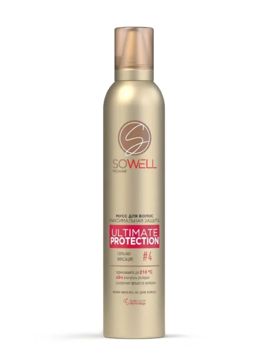 SoWell Wonder Volume и Ultimate Protection — мусс-пенка и лак для волос, 200 мл