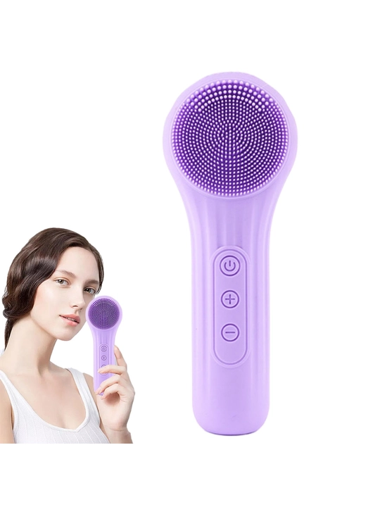 Yuz tozalash cho‘tkasi Beauty Skin silikon vibromassajli USB qurilma - 