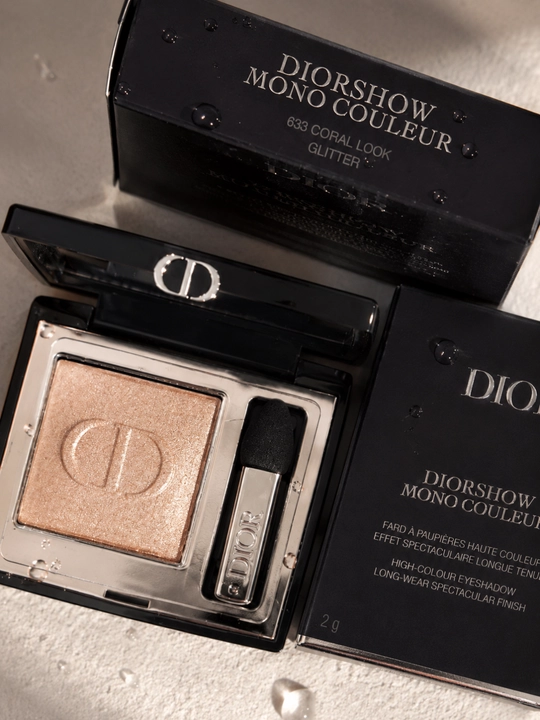 Эксклюзивные тени Dior Diorshow Mono 633 Coral look – идеальный нюд и естественный эффект