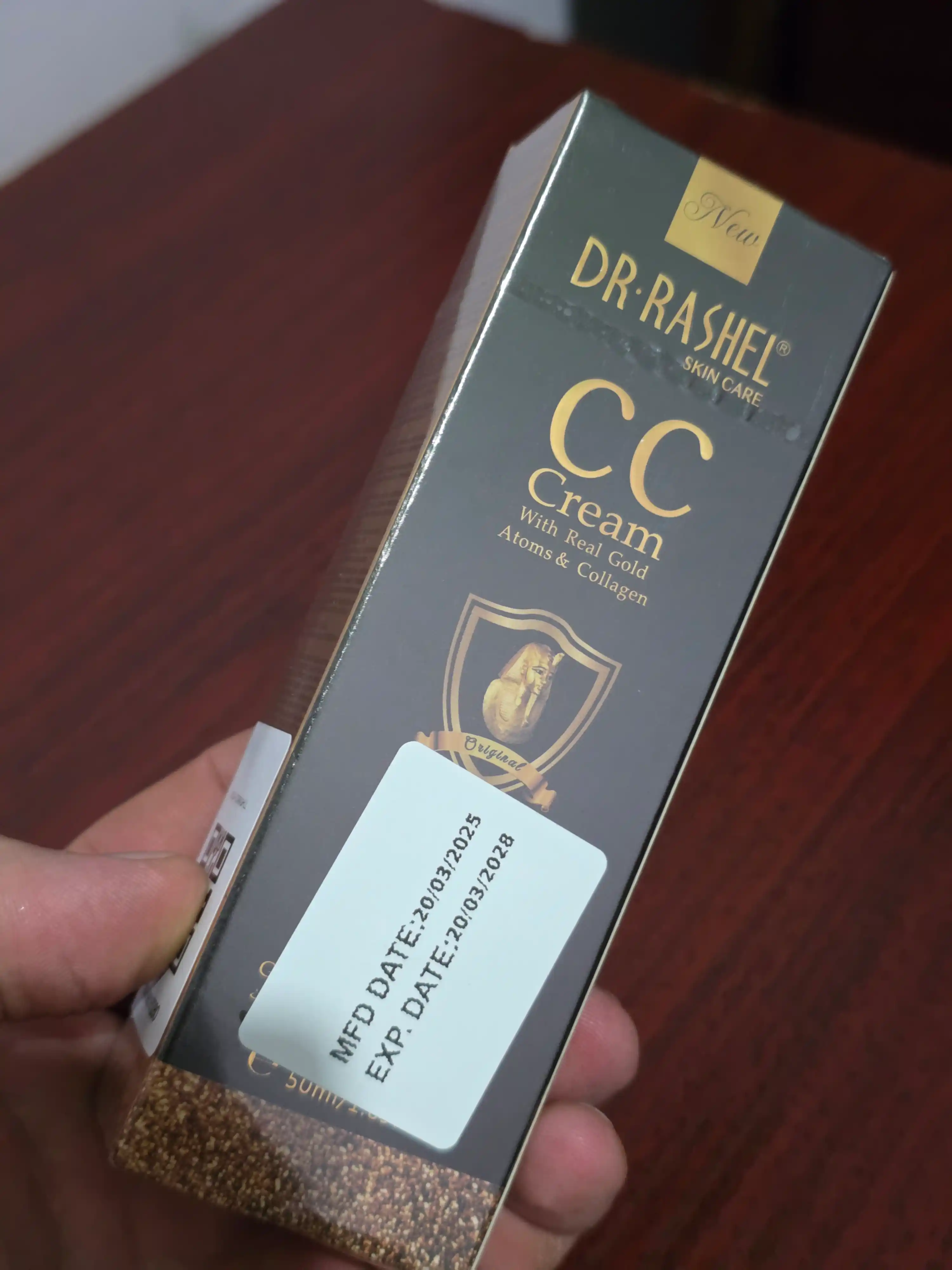 Тональный крем 24K Gold collagen CC Cream SPF60, Dr Rashel, 50 мл