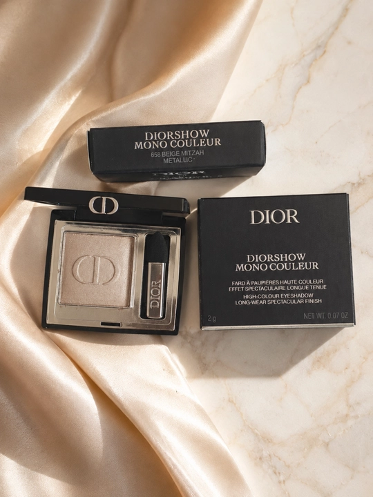 Стойкие тени для век Dior Diorshow 658 Beige Mitzah – насыщенный цвет, лёгкое нанесение
