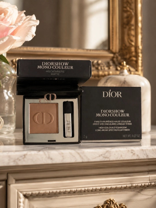 Тени для безупречного макияжа Dior Diorshow Mono 443 Cashmere – мягкость и глубина