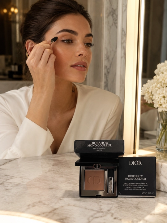 Тени для безупречного макияжа Dior Diorshow Mono 443 Cashmere – мягкость и глубина